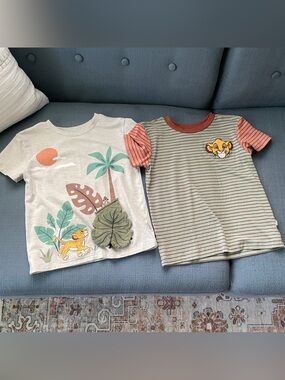Little Sleepies Play Size 5 Bamboo Tees Lion King